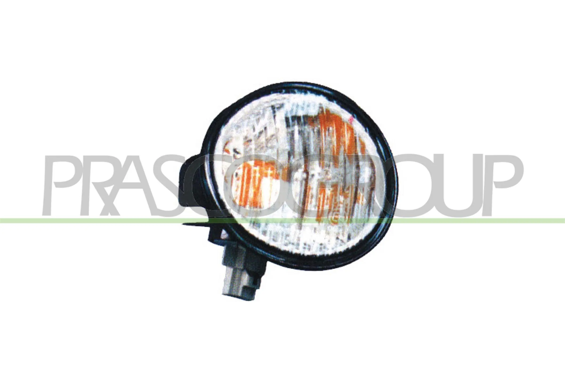 Lens, direction indicator