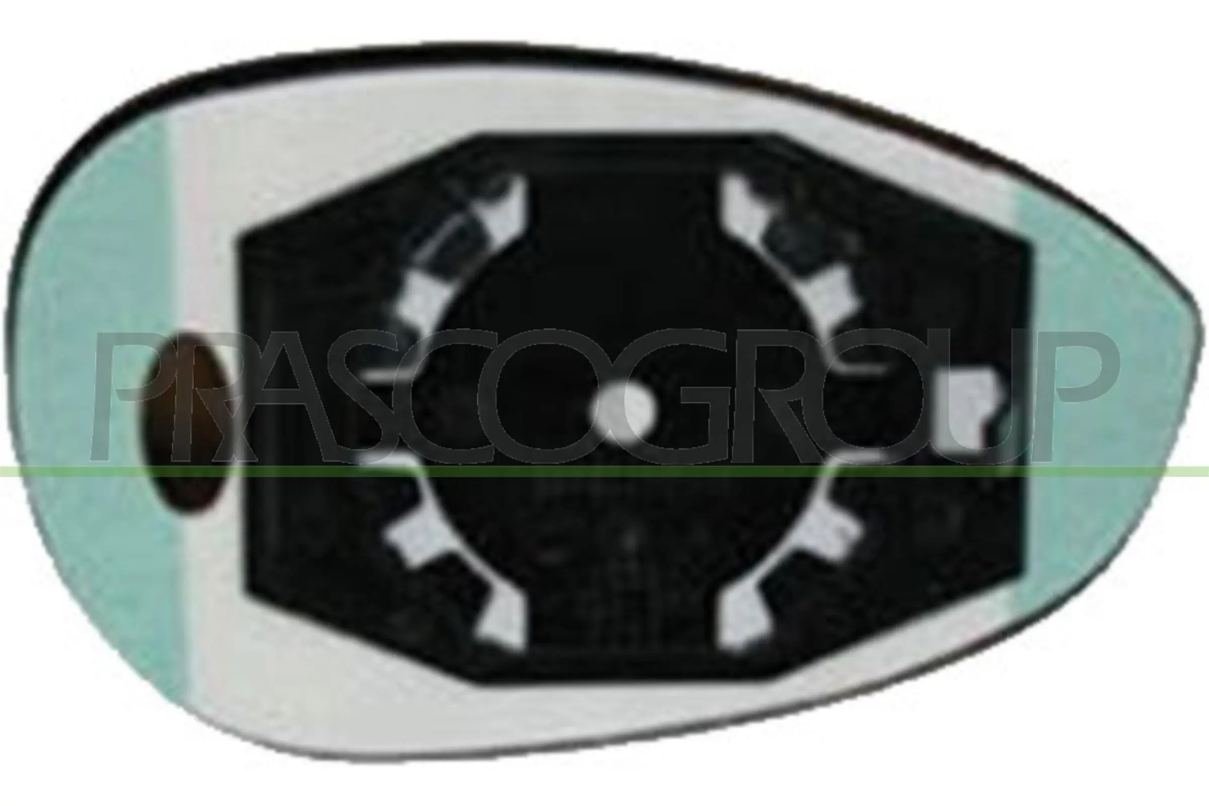 Verre de rétroviseur, Rétroviseur extérieur Gauche Fiat PRASCO FT0307504