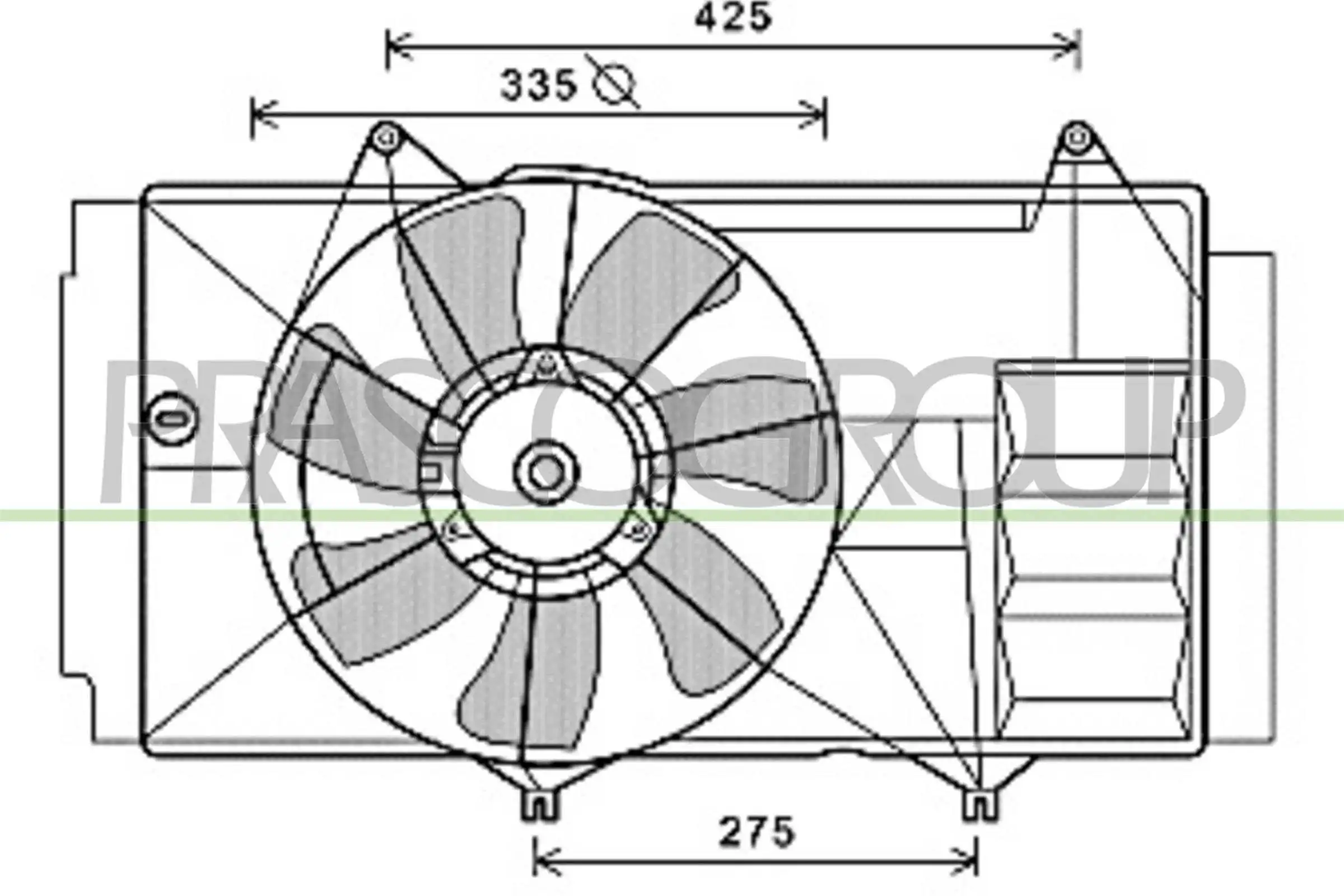 Fan, engine cooling