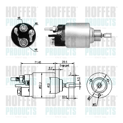 Solenoid Switch, starter