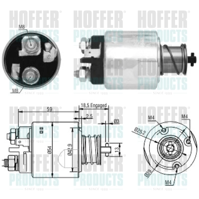 Solenoid Switch, starter