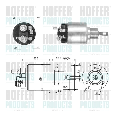Solenoid Switch, starter