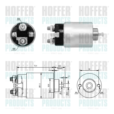 Solenoid Switch, starter