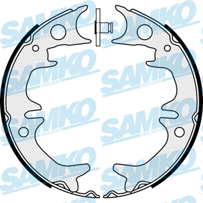 Brake Shoe Set, parking brake
