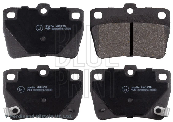 BLUE PRINT ADT342122 — Колодки гальмівні задні дискові Toyota (вир-во Blue Print)