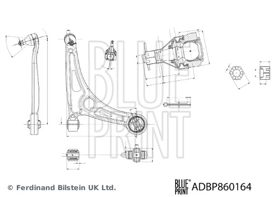 Bras de liaison, suspension de roue BLUE PRINT ADBP860164