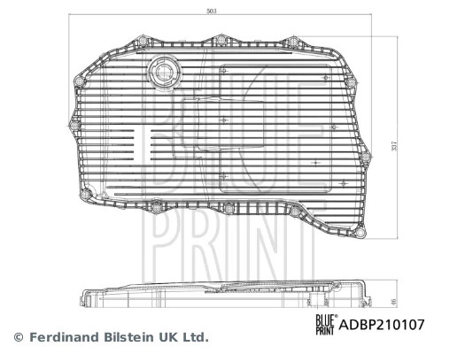 Filtre hydraulique, boîte automatique BLUE PRINT ADBP210107