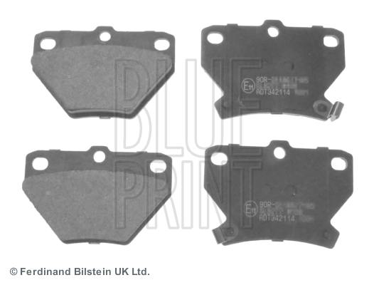 BLUE PRINT ADT342114 — Колодки гальмівні задні дискові Toyota (вир-во Blue Print)