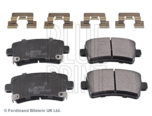 BLUE PRINT ADW194206 — Колодки гальмівні задні дискові Opel Insignia -17 (вир-во Blue Print)