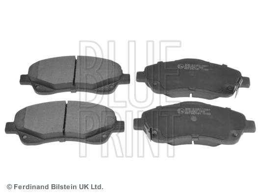 BLUE PRINT ADT342141 — Колодки гальмівні дискові передні Toyota (вир-во Blue Print)
