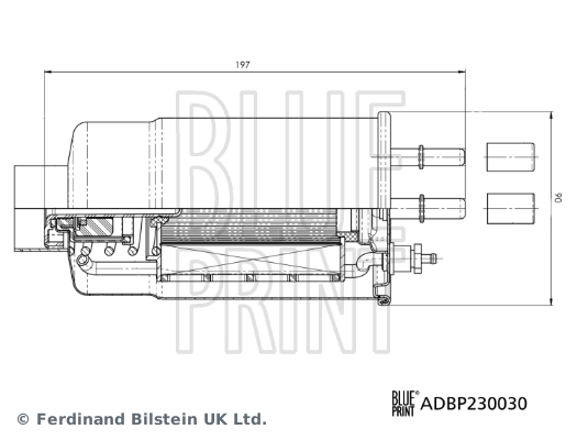 Filtre à carburant BLUE PRINT ADBP230030