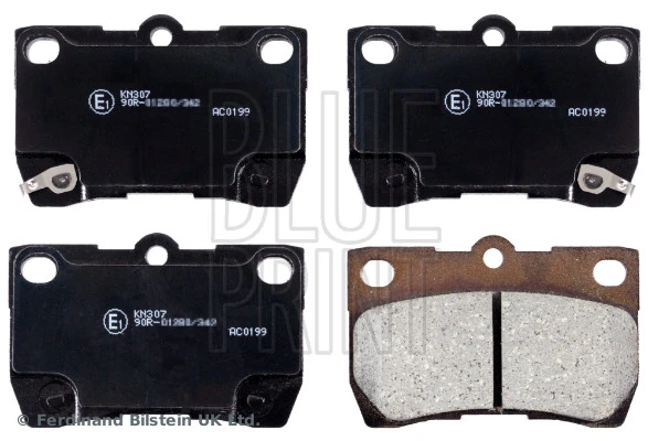 Kit de plaquettes de frein, frein a disque
