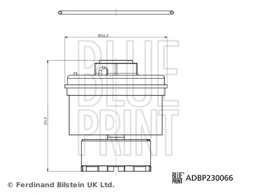 Filtre à carburant BLUE PRINT ADBP230066
