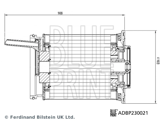 Filtre à carburant BLUE PRINT ADBP230021