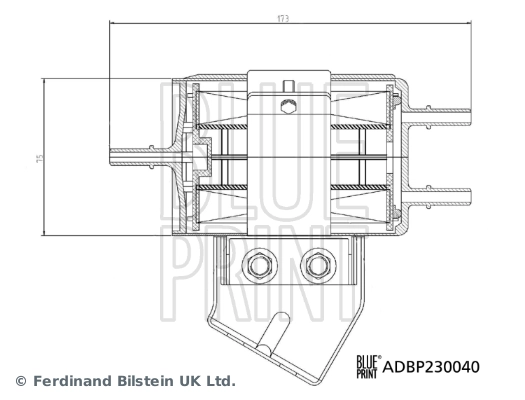 Filtre à carburant BLUE PRINT ADBP230040