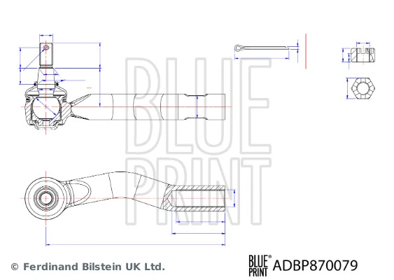 Rotule de barre de connexion BLUE PRINT ADBP870079
