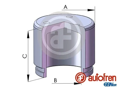 Piston, étrier de frein AUTOFREN SEINSA D025794