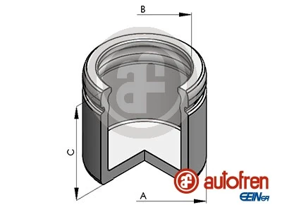 Piston, étrier de frein AUTOFREN SEINSA D025798