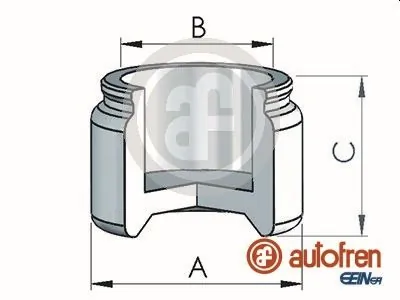 Piston, étrier de frein AUTOFREN SEINSA D025139