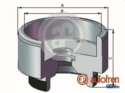 Piston, étrier de frein AUTOFREN SEINSA D025721