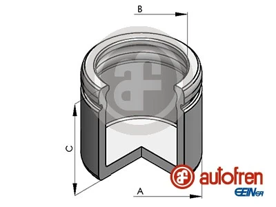 Piston, étrier de frein