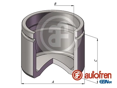 Piston, étrier de frein