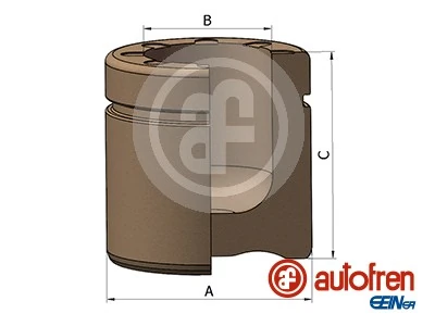 Piston, étrier de frein