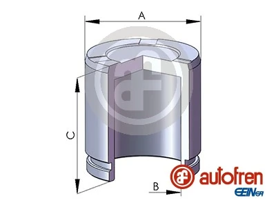 Piston, étrier de frein AUTOFREN SEINSA D025781
