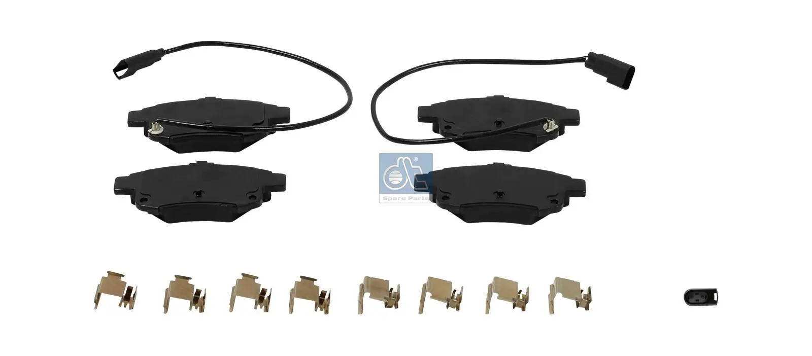 Kit de plaquettes de frein, frein à disque DT Spare Parts 13.93102