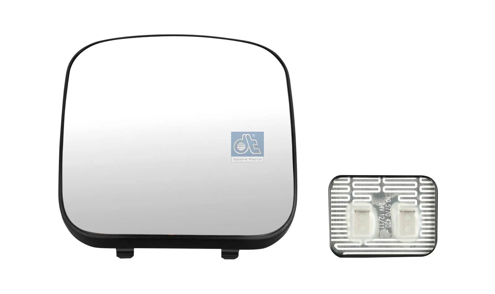 Verre à miroir, grand rétroviseur DT Spare Parts 4.64835