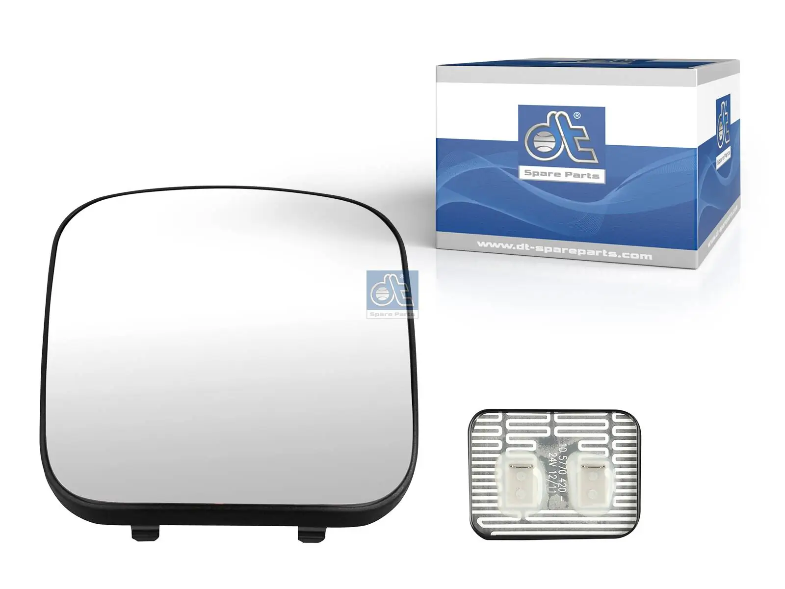 Verre à miroir, grand rétroviseur DT Spare Parts 4.64835
