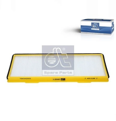 Filtre, air de l'habitacle DT Spare Parts 1.22487