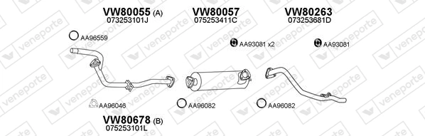 Échappement VENEPORTE 800508
