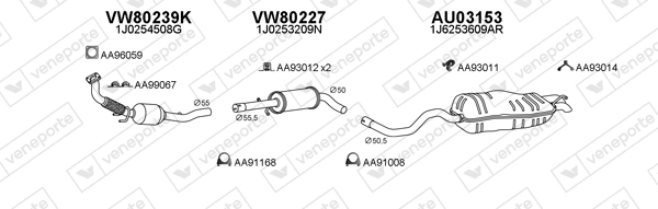 Échappement VENEPORTE 800936