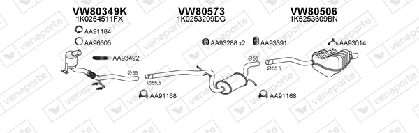 Échappement VENEPORTE 800802