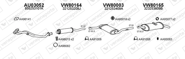 Échappement VENEPORTE 800523