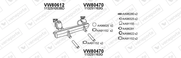 Échappement VENEPORTE 800346