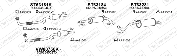 Échappement VENEPORTE 800943