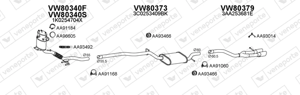 Échappement VENEPORTE 800721