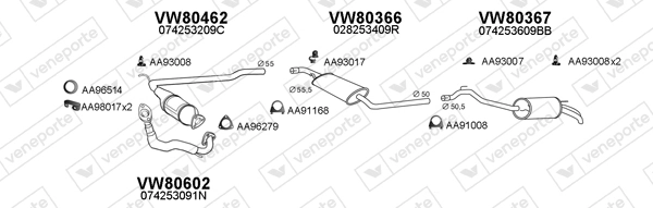Échappement VENEPORTE 800461