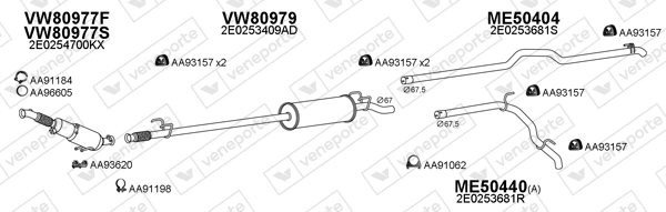 Échappement VENEPORTE 800920