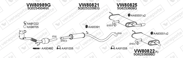 Échappement VENEPORTE 800967