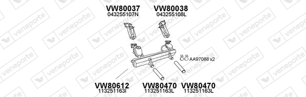 Échappement VENEPORTE 800555