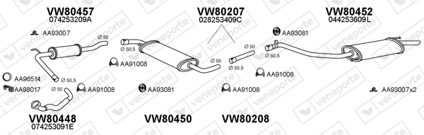Échappement VENEPORTE 800257