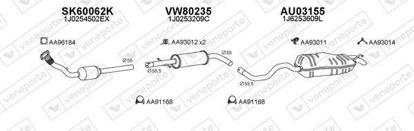 Échappement VENEPORTE 800251