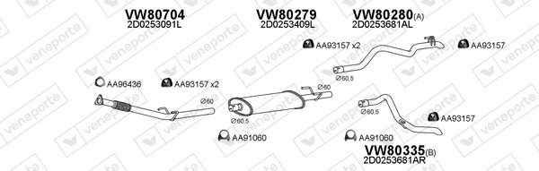 Échappement VENEPORTE 800958