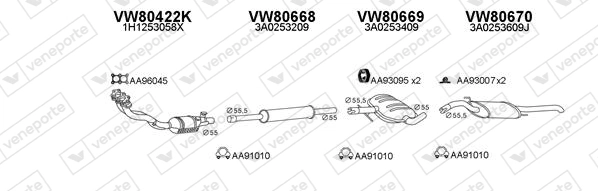 Échappement VENEPORTE 800446