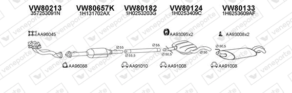 Échappement VENEPORTE 800373