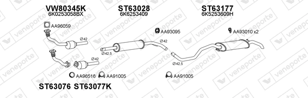 Échappement VENEPORTE 800940