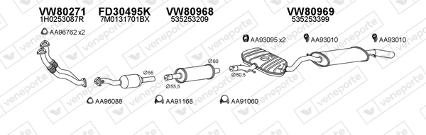 Échappement VENEPORTE 800894